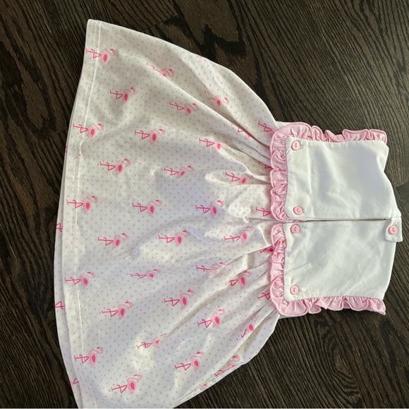 nwt Babeeni 18 month dress with flamingos - Picture 2 of 3